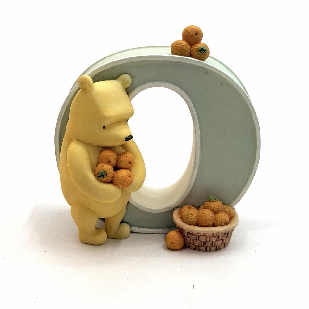 Michel & Company Disney Classic Winnie the Pooh Alphabet Letter O Figurine - Picture 3 of 8